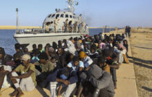 Africans cross the Mediterranean Sea to European shores