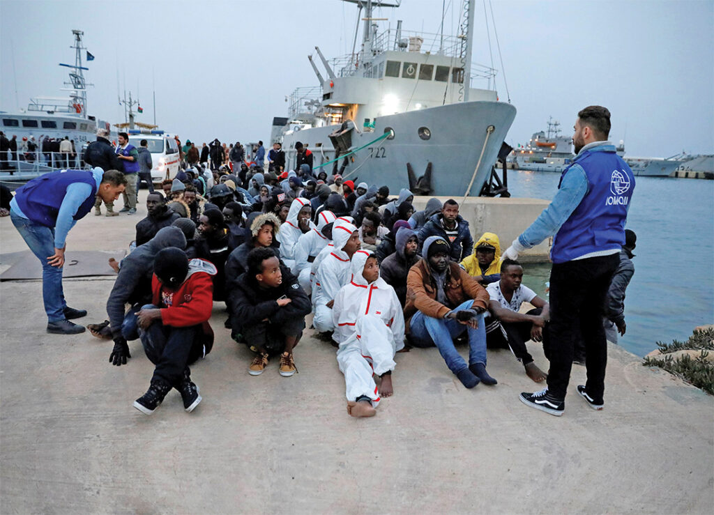 Increasing number of migrants in Libya